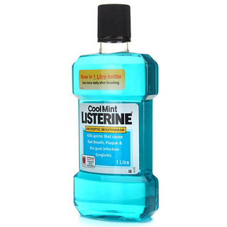 LISTERINE 李施德林 基础护理系列 漱口水 冰蓝口味 1L