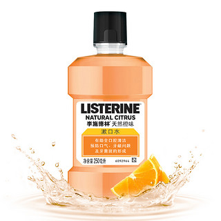 LISTERINE 李施德林 基础护理系列 天然橙味漱口水 250ml