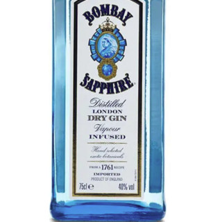 Bombay 孟买 蓝宝石金酒 40%vol