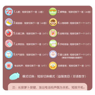 宝宝儿童益智早教音乐假电话仿真可咬2男女小孩0-1岁婴儿玩具手机