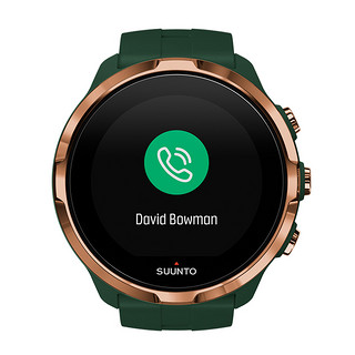 SUUNTO 颂拓 Spartan Sport Wrist HR 智能手表 50mm 古铜绿精钢表盘 古铜绿硅胶表带(GPS)