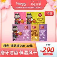 wanpy顽皮狗狗零食肉条大礼包训狗400g*10包磨牙耐咬训练奖励