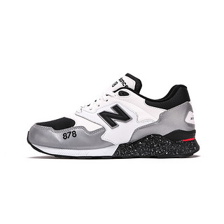 new balance 878系列 中性跑鞋 ML878SY 黑色/银色/米白色 44