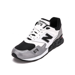 new balance 878系列 中性跑鞋 ML878SY 黑色/银色/米白色 42