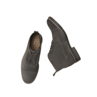 Clarks 其乐 Blackford Cap系列 男士马丁靴 261272377 灰色 42.5