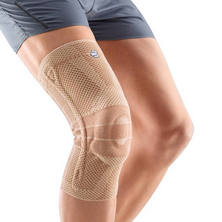 BAUERFEIND 保而防 Genutrain 8 膝如顺 防滑款 运动护膝 GenutrainB 银钛金 0