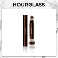Hourglass 双头面部化妆刷 粉底刷粉饼腮红刷 超柔软软毛便携