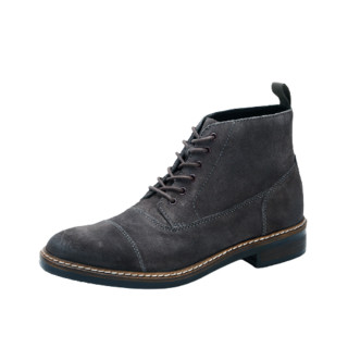 Clarks 其乐 Blackford Cap系列 男士马丁靴 261272377 灰色 41.5