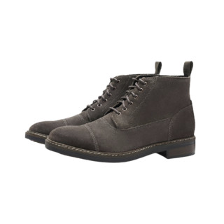 Clarks 其乐 Blackford Cap系列 男士马丁靴 261272377 灰色 41.5