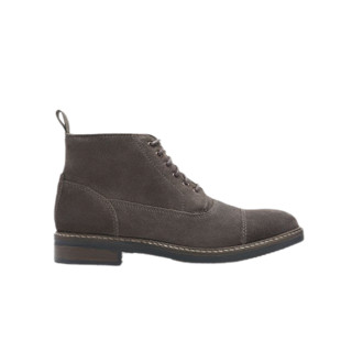 Clarks 其乐 Blackford Cap系列 男士马丁靴 261272377 灰色 45