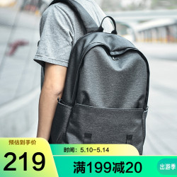 POLO 双肩包男士休闲旅行背包ZY090P801J 黑色