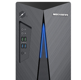 MECHREVO 机械革命 EX880-S 台式机 黑色(酷睿i7-10700、GTX 1660 Super 6G、8GB、256GB SSD+1TB HDD、风冷)