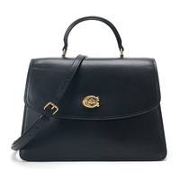 COACH 蔻驰 Parker系列 女士单肩斜挎手提包 69519 B4 BK 黑色 大号