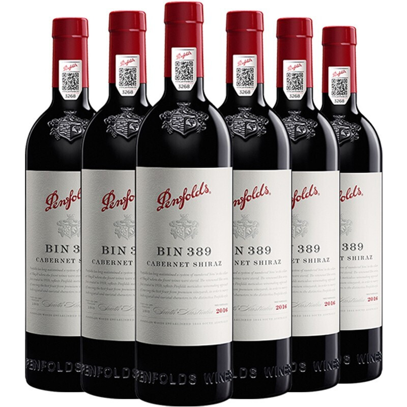 Penfolds 奔富 BIN389 南澳干型红葡萄酒 6瓶*750ml套装