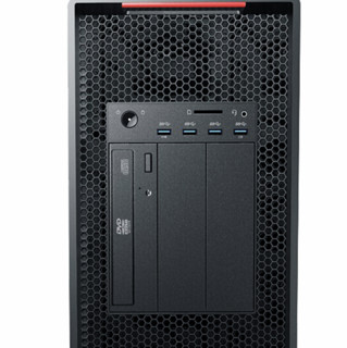 ThinkPad 思考本 ThinkStation P920 台式机 黑色(至强 金牌6234*2、GV100 32G*2、128GB、1TB SSD+6TB HHD、风冷)