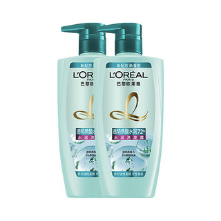 L'OREAL PARIS 巴黎欧莱雅 透明质酸水润洗发露 500ml*2