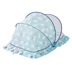 kub 可优比 可优比婴儿蚊帐罩可折叠免安装防蚊宝宝蚊帐婴儿床蚊帐遮光全罩式