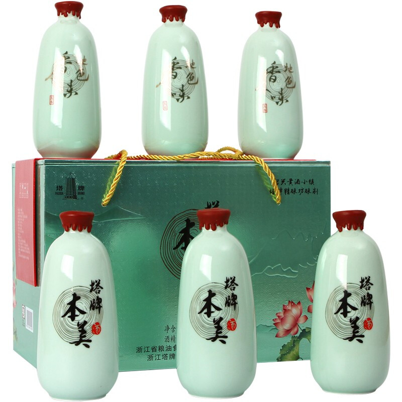 塔牌 绍兴黄酒 本美 半干型黄酒 500ml 塔牌 绍兴黄酒 本美 半干型黄酒 500ml