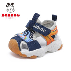 BoBDoG 巴布豆 儿童包头学步鞋
