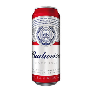 Budweiser 百威 经典醇正啤酒 550ml*15听*5箱