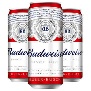 Budweiser 百威 经典醇正啤酒 550ml*15听*5箱