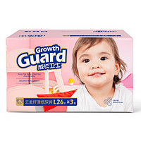成长卫士 growthguard 云柔纤薄纸尿裤超薄透气婴儿尿不湿L78片箱装