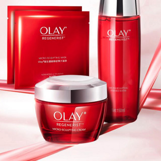 OLAY 玉兰油 新生塑颜系列护肤套装 (金纯面霜50g+活能水150ml)