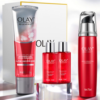 OLAY 玉兰油 新生塑颜系列护肤礼盒装 (洁面乳125g+活肤乳75ml+活能水50ml*2)