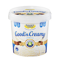 PLUS会员：Golden North 金诺斯 澳洲低脂香草味冰淇淋 家庭大桶装进口冰激凌 1.2L+凑单草味冰淇淋 150ml*5独立包装