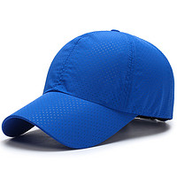 Goodturn 防晒帽子男户外运动棒球帽出行透气遮阳帽鸭舌帽 可调节 XMZ37 天蓝色