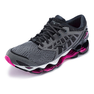 Mizuno 美津浓 Wave Prophecy 9 女子跑鞋 J1GR200012 灰黑粉 36.5