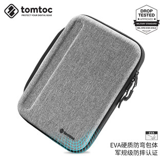 tomtoc iPadPro2021保护套平板11寸12.9带键盘10.9air4硬壳收纳包 轻量版-晨曦橘 iPad Pro 2020版全面屏（11英寸）