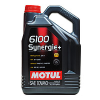 MOTUL 摩特 半合成机油 6100 SYNERGIE+ 10W40 A3/B4 SN 5L/桶