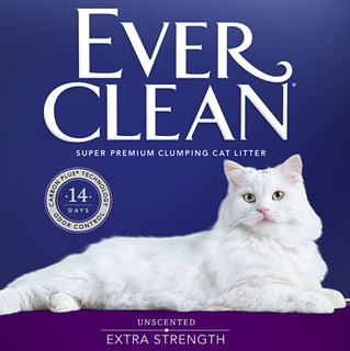 EVER CLEAN 铂钻 紫标 膨润土猫砂 6.35kg 清香