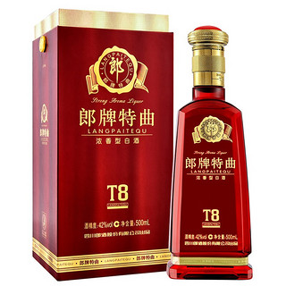 LANGJIU 郎酒 郎牌特曲T8 兼香型白酒42度500ml*6瓶 整箱装 新老包装随机发货