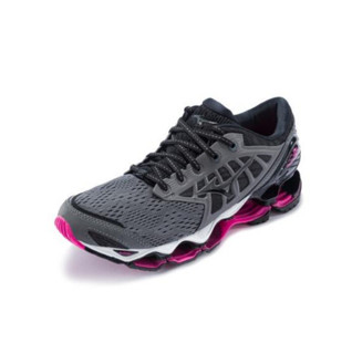 Mizuno 美津浓 Wave Prophecy 9 女子跑鞋 J1GC200012 灰/黑/粉 38.5