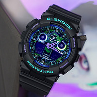 CASIO 卡西欧 G-SHOCK YOUTH系列 51.2毫米石英腕表 GA-100BL-1A