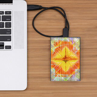 SEAGATE 希捷 铭系列 艺术家定制款 2.5英寸Micro-B移动机械硬盘 USB 3.0