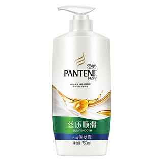 PANTENE 潘婷 丝质顺滑去屑洗发露 750ml*6