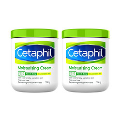 Cetaphil 丝塔芙 致润保湿霜 大白罐 566g*2瓶装