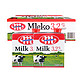 88VIP：MLEKOVITA 妙可 全脂纯牛奶 500ml*12盒