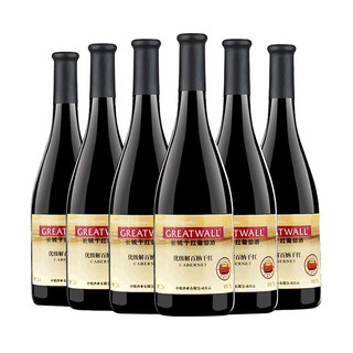 GREATWALL 长城葡萄酒 优级 解百纳干红葡萄酒 750ml*6瓶