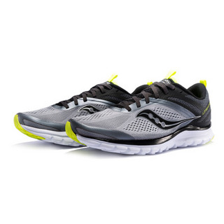 saucony 索康尼 LITEFORM MILES 男子跑鞋 S40007-2 灰/黑/柠檬黄 46.5