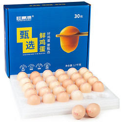 桂青源 鲜鸡蛋 30枚 共1.7KG