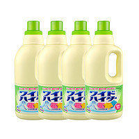 Kao 花王 花王kao 彩漂白洗衣液瓶装液体彩漂瓶装1000ml