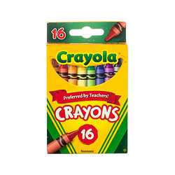 Crayola 绘儿乐 彩色蜡笔系列 16色