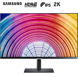 SAMSUNG 三星 S24A600UCC 23.8英寸IPS显示器（2K、75Hz、HDR10、90W Type-C）