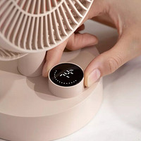 小米有品 SOTHING向物桌面风扇-羽家用学生宿舍办公室家电风扇迷你usb充电小巧便携风扇DSHJ-S-2102 杏白-数显款