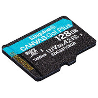 Kingston 金士顿 SDCG3 Micro-SD存储卡 128GB（UHS-I、V30、U3、A2）+MLPM读卡器