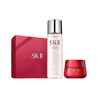 SK-II 神仙水230ml+大红瓶面霜50g水乳护肤品套装化妆品全套sk2生日礼物